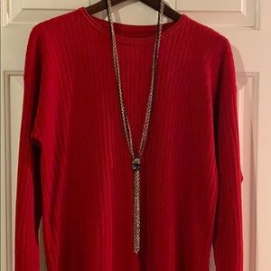 Long Strand Knotted Necklace